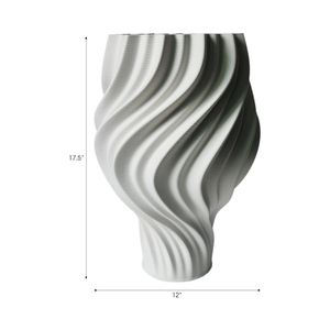 COVEHOLM WHITE VASE 18 (IN) 7
