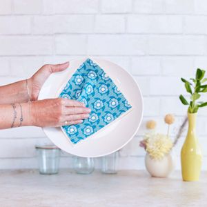 Turtles blu Eco Sponge Cloths (Set of 2) 5