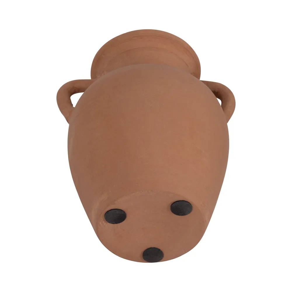 CARLINROSE BROWN VASE 10 (IN)