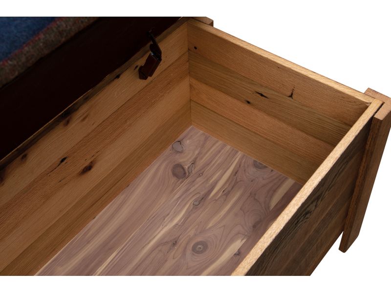 Barnwood Blanket Chest - Premium Fabric 8