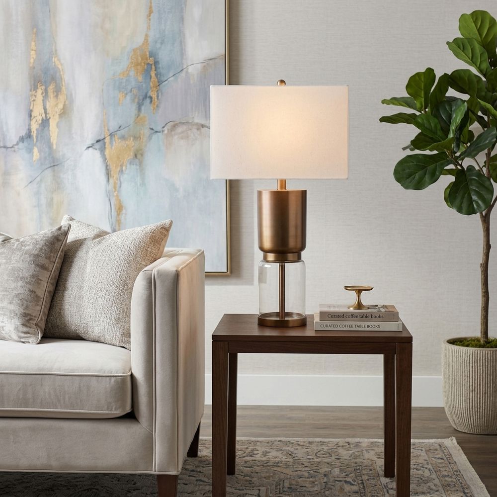 CALTONHOLM BROWN LAMP 27 (IN)