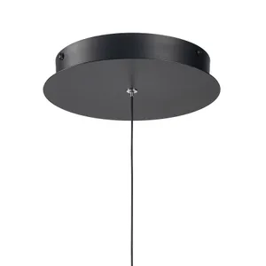 Cube Squared 17.75″ Wide Integrated LED Chandelier - Matte Black - Includes LED Bulb 4