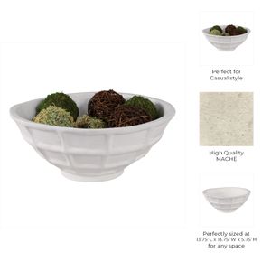 ESSEXWORTH WHITE BOWL 6 (IN) 10