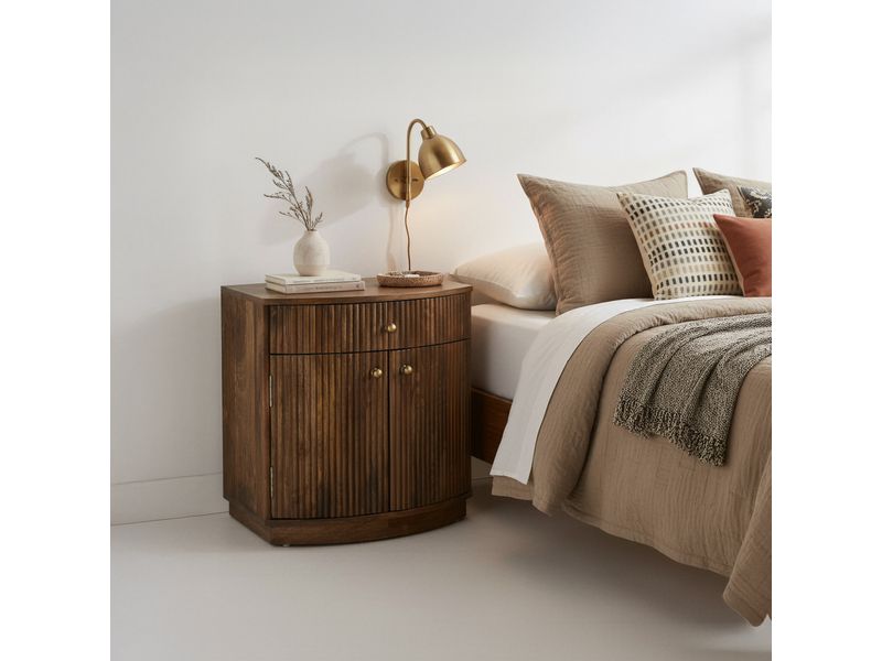 Sabia Nightstand Walnut 2