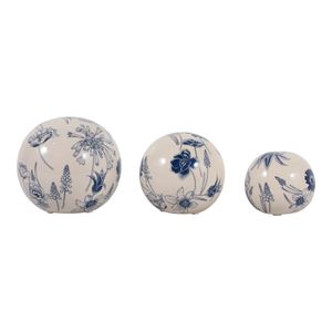 TESSWIND SET OF 3 BLUE ORBS 6 (IN) 7