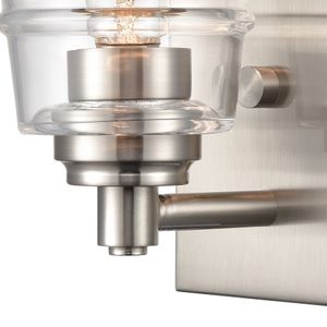 Pulsate 4.5'' Wide 1-Light Vanity Light - Satin Nickel 5