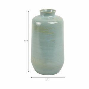 HOLLISSIDE GREEN VASE 12 (IN) 9