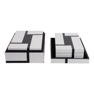 WALT SET OF 3 WHITE BOXES 4 (IN) 5