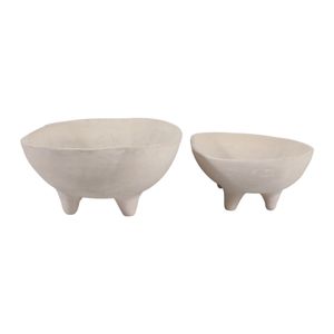 FLEMMINGMOOR SET OF 2 IVORY BOWLS 5 (IN) 7