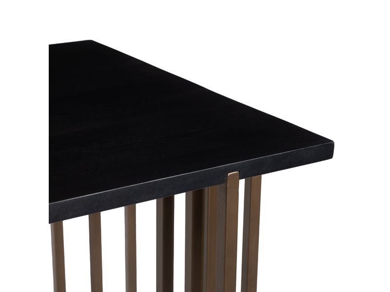 Gardo Desk Black & Brass 6