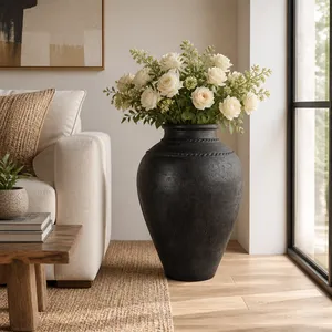 GRAYDONBEACH BLACK VASE 30 (IN) 11