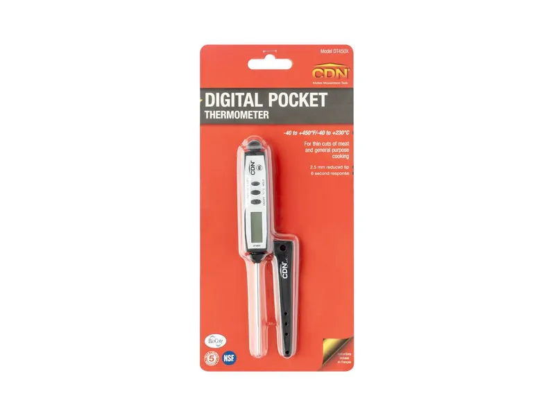 CDN Thermometer Digital, Waterproof Pocket ProAccurate QuickRead, Black 4