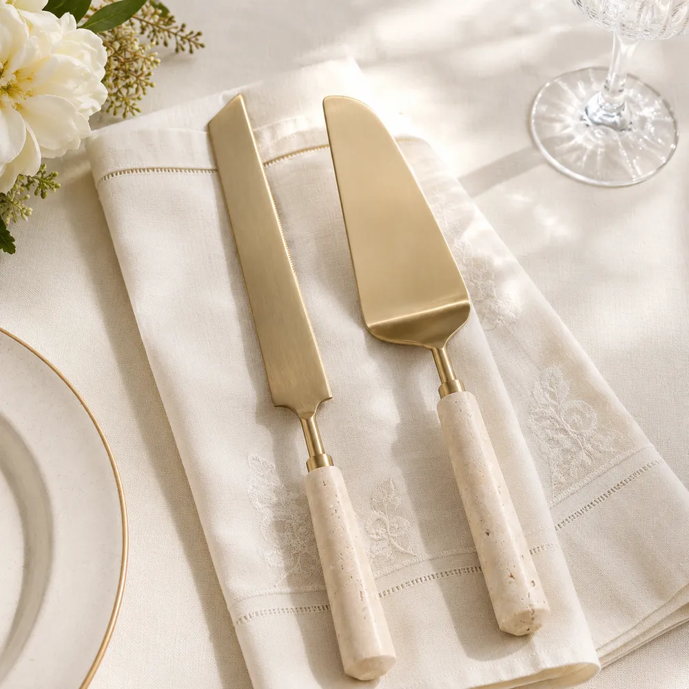 ARMONBURN SET OF 2 TAN SERVEWARE 1 (IN)