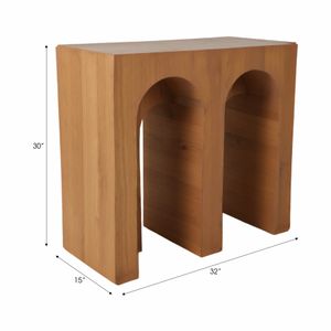 MERCERWICK BROWN TABLE 30 (IN) 9