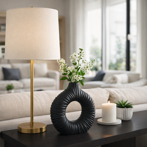 CANTONGATE BLACK VASE 9 (IN) 12