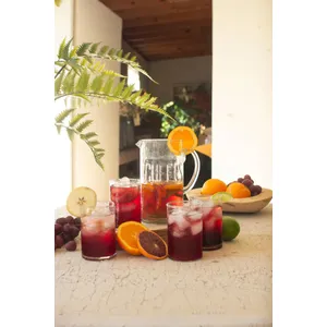 Glass Cheers Pitcher with 4 Glasses 2