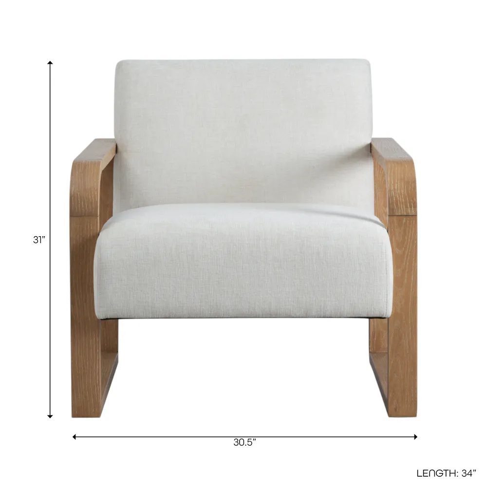 GREERWOOD IVORY CHAIR 31 (IN)