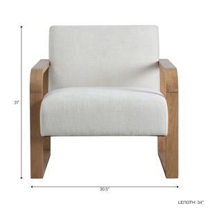 GREERWOOD IVORY CHAIR 31 (IN) 6