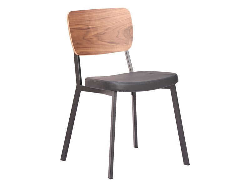 Ardenne Dining Chair Black & Brown 7