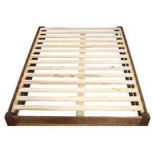 Heartland Walnut Upholstered Bed - Cal King - Premium Fabric 5
