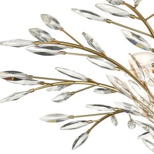 Flora Grace 38'' Wide 9-Light Chandelier - Champagne Gold 3