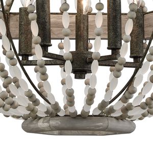 Summerton 24'' Wide 5-Light Chandelier - Washed Gray 3