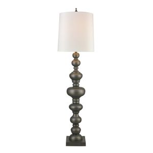 Meymac 74'' High 1-Light Floor Lamp - Pewter 1