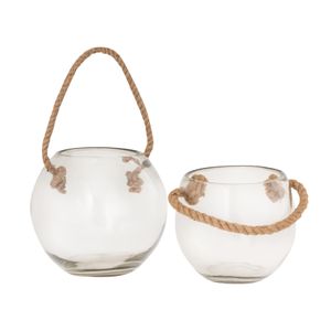Rusa Candleholder - Set of 2 Clear 1