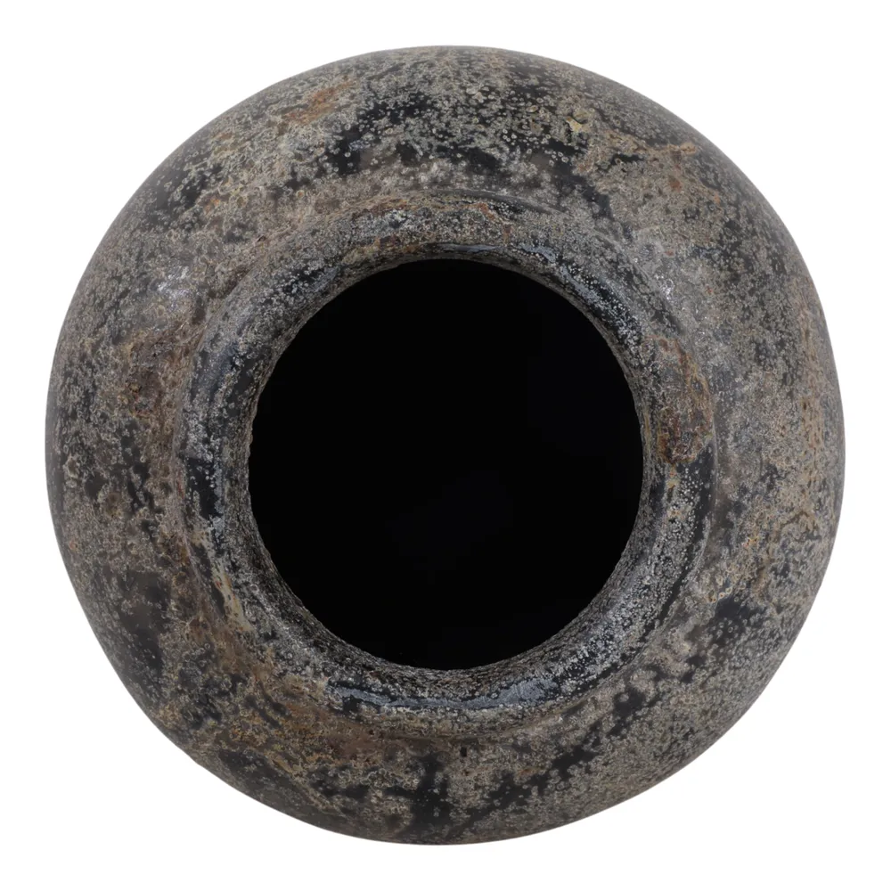 WILSONMOOR BLACK VASE 17 (IN)