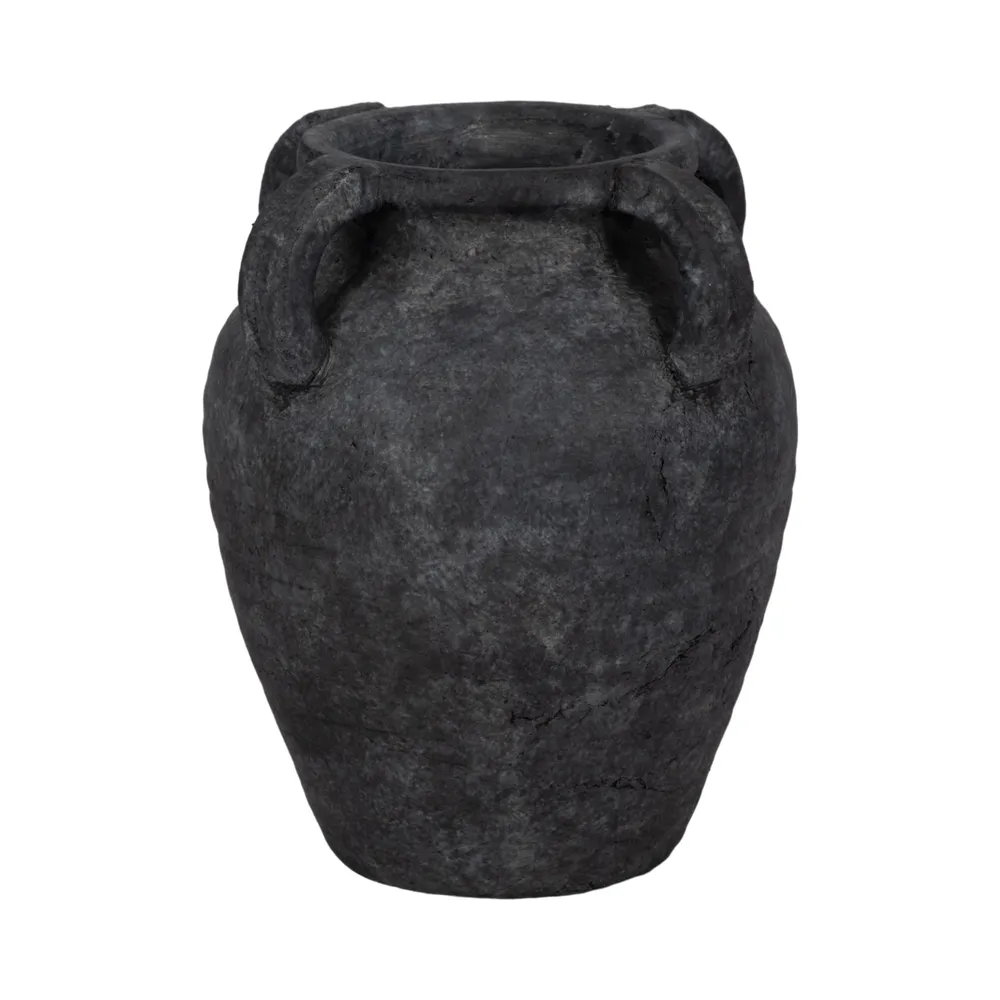 SKYELAKE BLACK VASE 10 (IN)