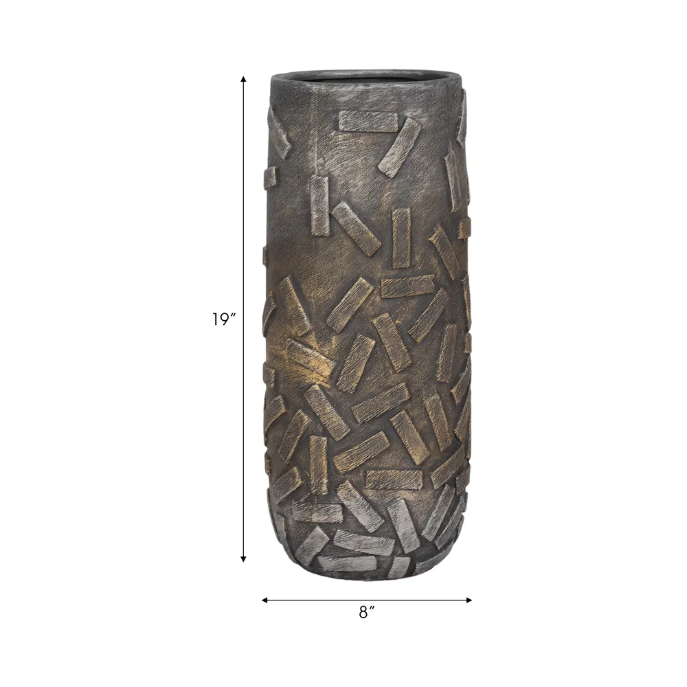 HAWLEYFORD BRONZE VASE 19 (IN)
