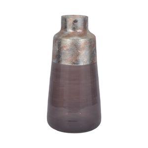 ORIONPARK GRAY GLASS VASE 17 (IN) 4