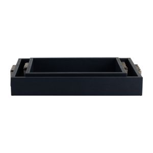 FORRESTMILL SET OF 2 BLUE TRAY 3 (IN) 3