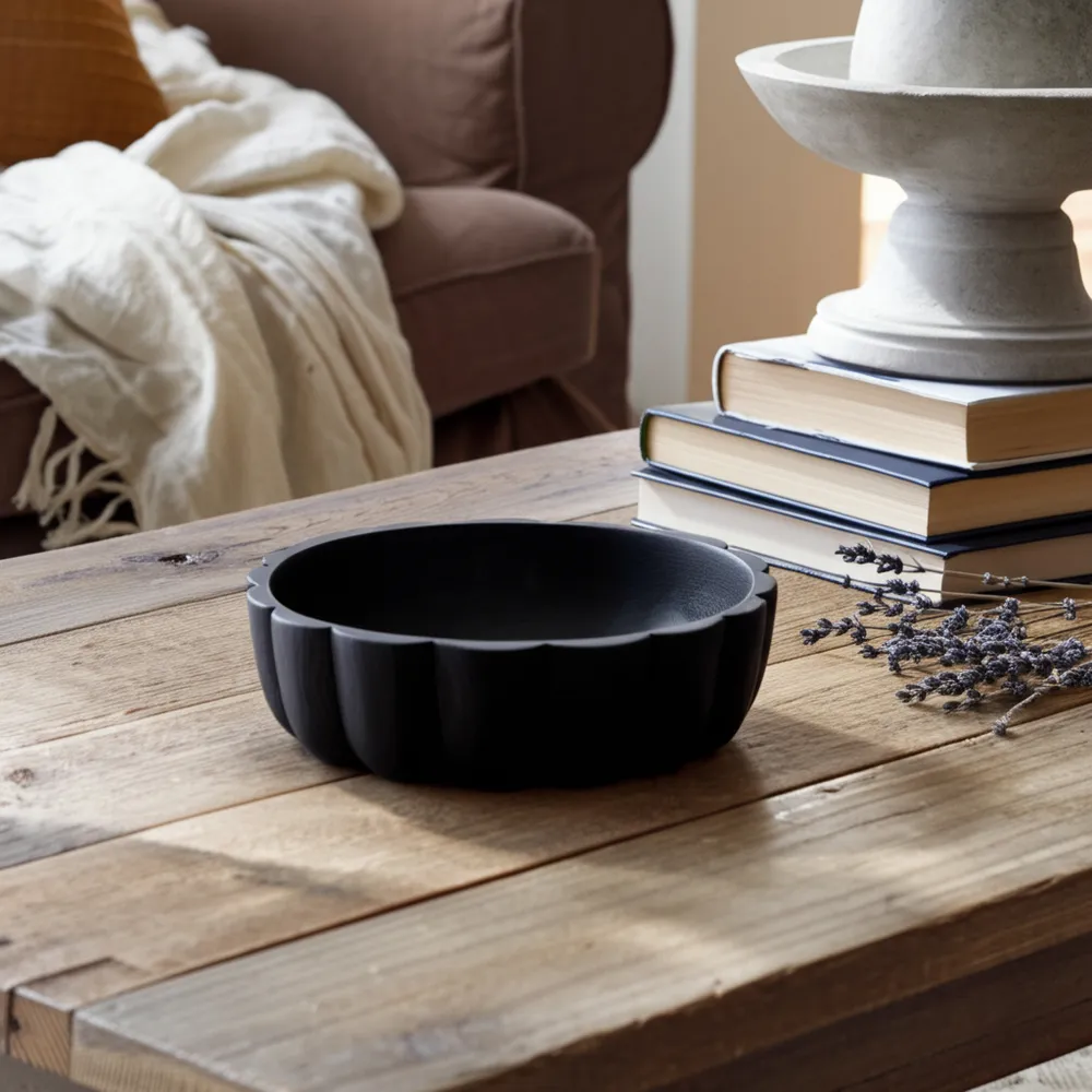 GRANTRIDGE BLACK BOWL 4 (IN)