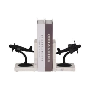 HOLDENFIELD SET OF 2 BLACK BOOKENDS 7 (IN) 3