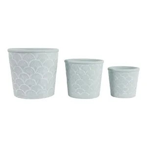 ROLANDGATE SET OF 3 BLUE PLANTER 9 (IN) 1