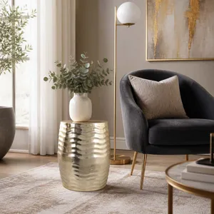 GLENNVIEW GOLD TABLE 19 (IN) 11