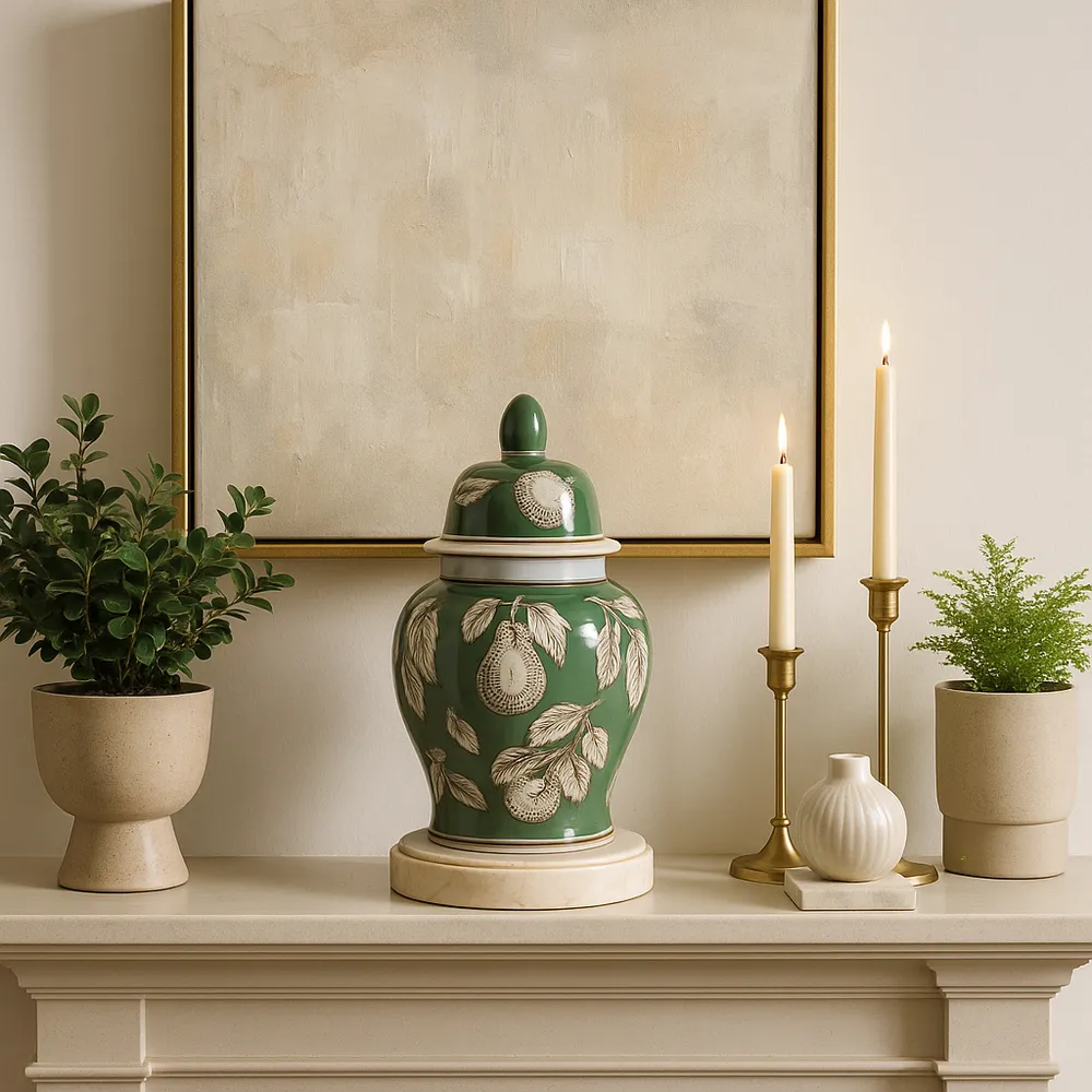 JAKEVIEW GREEN CHINOISERIE 11 (IN)