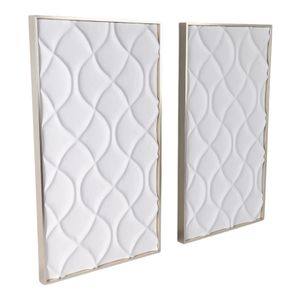 HAWLEYHAM SET OF 2 WHITE ART 40 (IN) 3