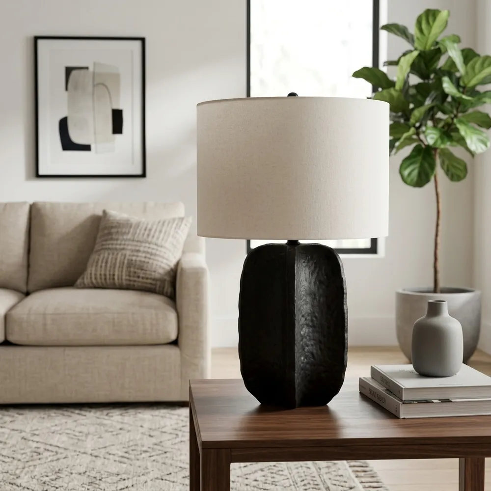 MILLERCREST BLACK LAMP 24 (IN)