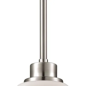 Casual Mission 5'' Wide 1-Light Mini Pendant - Brushed Nickel 3