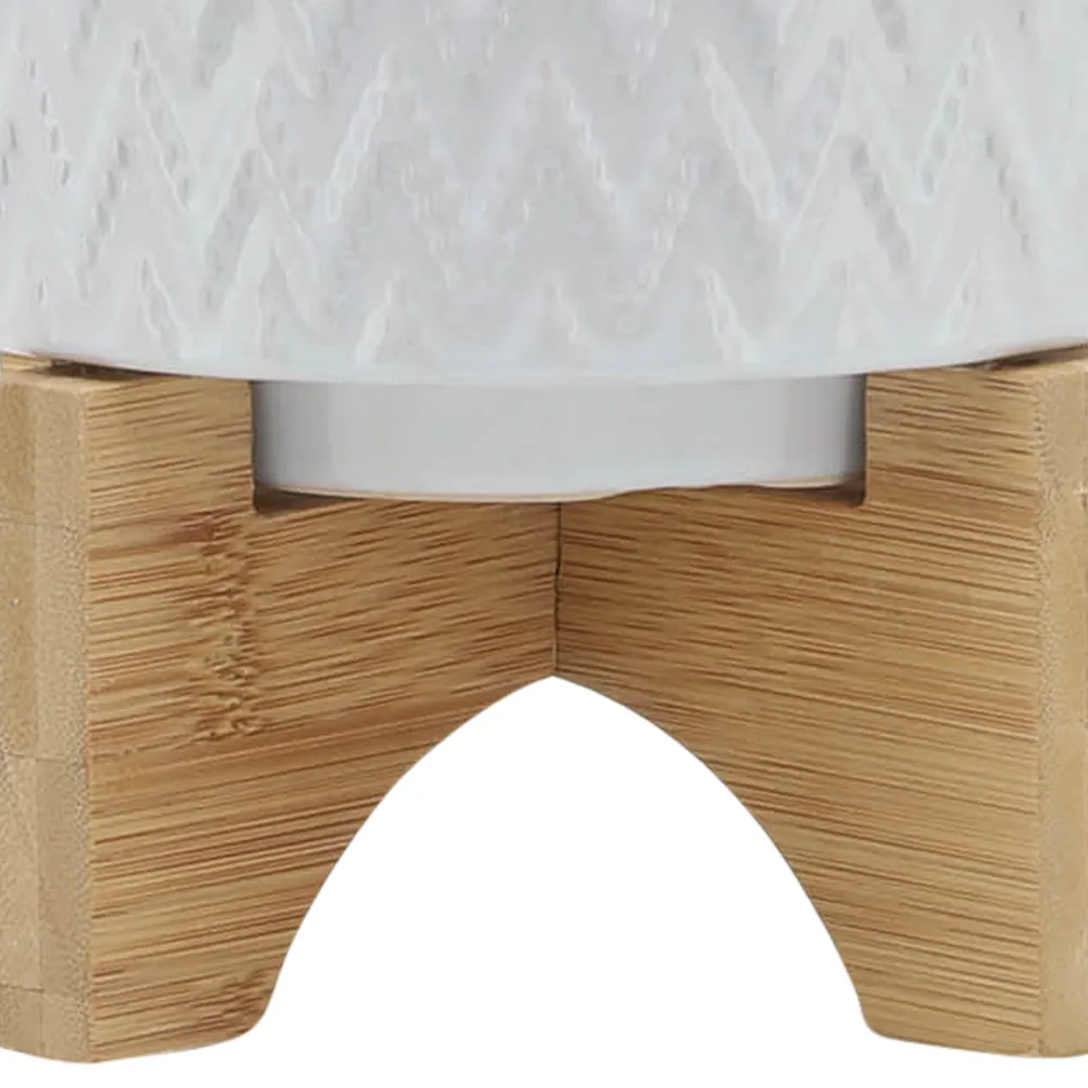 DOYLETON WHITE PLANTER 8 (IN)