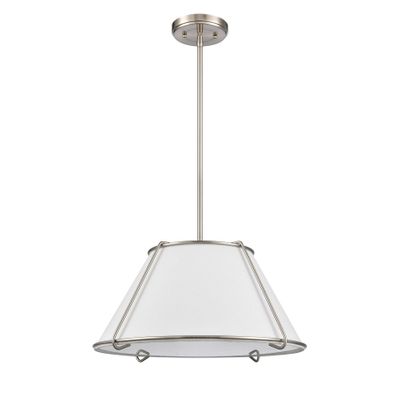 Regalia 18″ Wide 1-Light Pendant - Satin Nickel