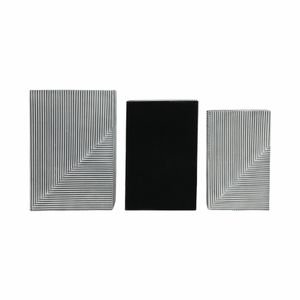 HENDONLAKE SET OF 3 BLACK BOXES 4 (IN) 6