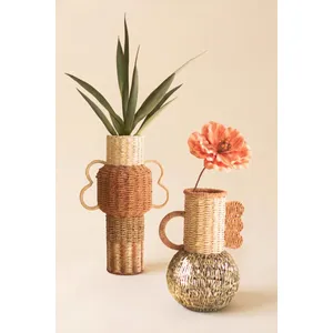 Set of 2 Twisted Paper Urns 3