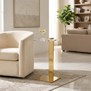 CARTERWAY CLEAR TABLE 24 (IN) 10