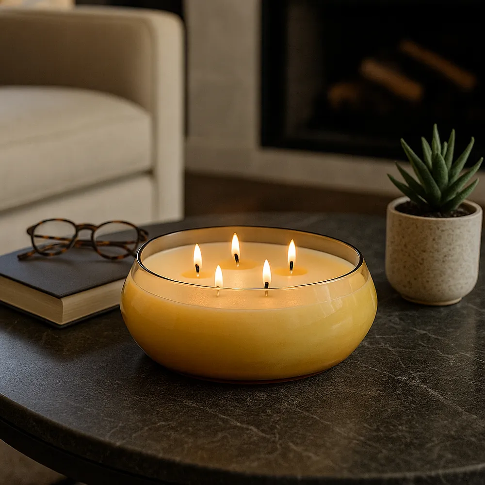 EMMONSCLIFF MIDNIGHT AMBER CANDLE 4 (IN)