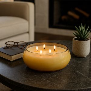 EMMONSCLIFF MIDNIGHT AMBER CANDLE 4 (IN) 2