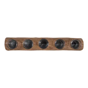 LUKEHAVEN BROWN TEALIGHT HOLDER 5 (IN) 8