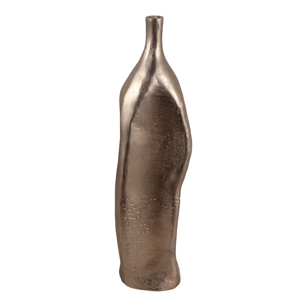 SAGEBEACH GOLD VASE 24 (IN)